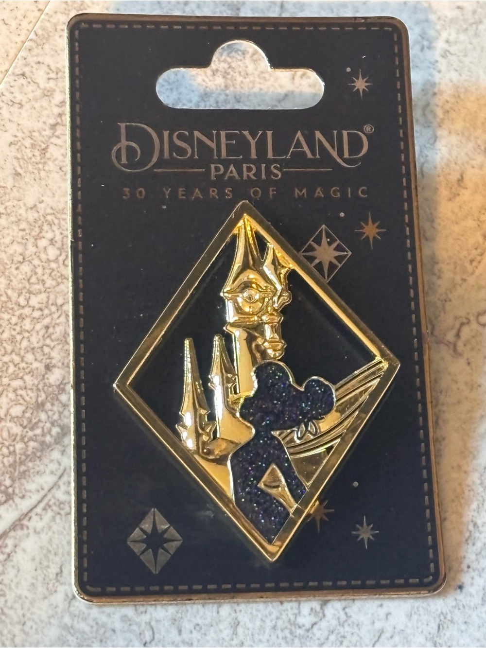 2022 Disney Disneyland Paris 30th Anniversary Castle Tinker Bell Pin NEW